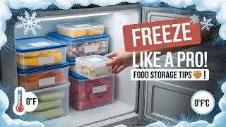 How to Store Food in Deep Freezer Like a Pro!