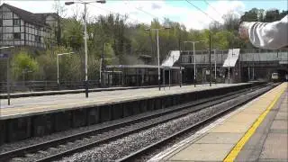 High Speed Trains At Hadley Wood, East Coast Mainline - 21st April 2012.wmv