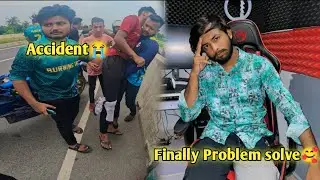 আমাদের সাথের বাইকের Accident হয়ে গেল😭 নিজের ভুল বুঝতে পেরে আমাদের কাছে ক্ষমা চাইলেন বাইকের মিস্ত্রি🥰