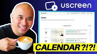 How @Uscreen's  CALENDAR FEATURE works (and how to use it!)