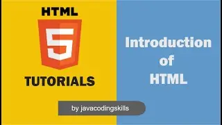 HTML Tutorial for Beginners - HTML Introduction