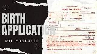 Заявление на получение свидетельства о рождении eCitizen: упрощенная процедура и требования