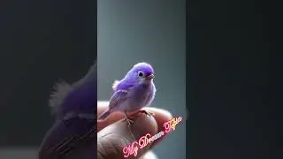 Magical AI-Animated Bird Lands on My Finger 🐦✨ | A Stunning AI Creation , #shorts