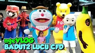 ngeVLOG Badut2 LUCU dan UNIK di CFD Jakarta. Funny Clown