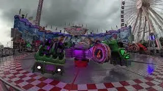 GHOST RIDER (L&ouml;ffelhardt) | P&uuml;tzchens Markt 2024 in Bonn | Huss Booster Offride 4K R&Uuml;CKBLICK