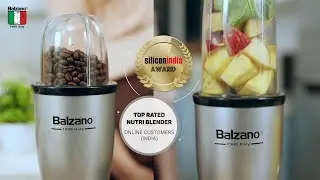 Balzano Nutri Blender 500W | Now available with 3 Jars | 5 Years Motor Warranty | Best Blender