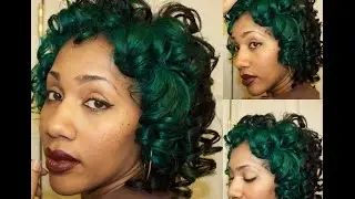 SOFT Heat FREE Curls on NATURAL Hair in under 15mins !!!