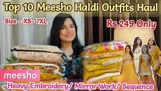 *Huge* Meesho Haldi Outfits Starts ₹250/- 🥰| Lehenga, suit , sharara Set etc..💕 | Honest Review 😇