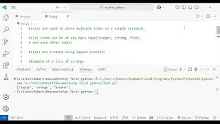 How to create List in Python