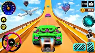 GTA Car Racing Game Video- Ramp Car Race 3D Gameplay_Android | Car Simulator Stunts Racing Video