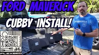 DIY: Ford Maverick XL - Flexbed Bed Storage Cubby Install!