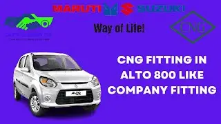 CNG FITTING IN ALTO 800 LIKE COMPANY FITTING