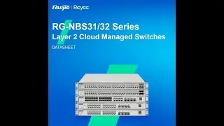 Ruijie. Switches gerenci&aacute;veis de camada 2 s&eacute;rie RG-NBS31/32.
