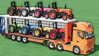 Work with Colors - TRANSPORTING with Fiat Mini Tractor | Farming Simulator 22