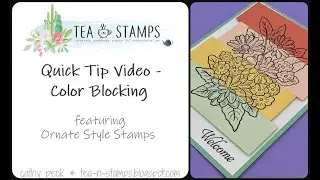 Ornate Style Color Blocking Quick Tip