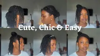 CUTE and EASY ways to style your Natural Hair with MINI TWIST 