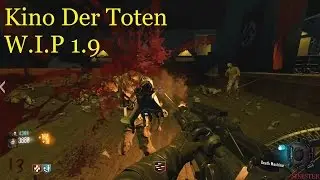 Black Ops III Zombies Custom Map (Kino Der Toten W.I.P 1.9) 2 Player Gameplay