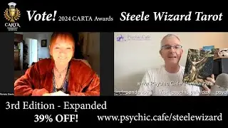 Steele Wizard Tarot with Author/Creator Pamela Steele - CARTA Awards and Surprise 39% OFF Sale!