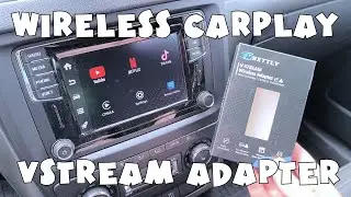 MSXTTLY V-Stream 3-in-1 Wireless CarPlay & Android Auto Adapter + magnetischer Handyhalter