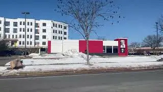 Pizzeria Uno site redevelopment, Mineral Point Road in Madison WI (Feb 2023 construction site visit)
