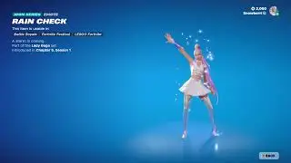 NEW Rain Check Emote - Fortnite
