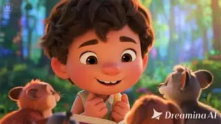 Talking Lion in the Magic Forest | Fun Adventure Song for Kids | A Magical Forest Exploration