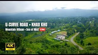 Khao Kho Thailand &ndash; U-Curve Road, Mountain Village, Sea of Mist Birds and Crickets (8Hr, No Talking)