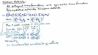 26E.  Isotropic materials