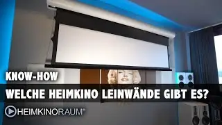 Die richtige Heimkino Leinwand finden. Welche Leinw&auml;nde gibt es? &Uuml;berblick und Tipps zur Auswahl