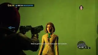 You cannot human shield Jane in Saints Row: The Third (Remastered)