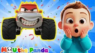 Magic Shape Eggs & The Greedy Monster Truck - Nursery Rhymes for Kids Learn Square, Circle, Triangle