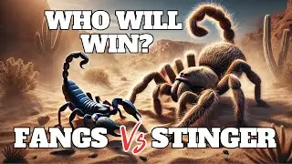 🕷️ Tarantula vs. 🦂 Scorpion: A Showdown of Fangs vs. Stinger!
