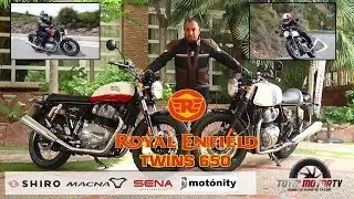 Royal Enfield Twins 650 -  Presentaci&oacute;n Nacional Total MotorTV