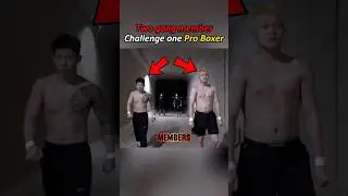 2 gang members vs. 1 professional boxer#boxing