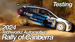 Techworkz Automotive Rally of Canberra 2024 - Testing