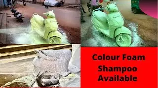 Colour foam shampoo | Color Foam shampoo | कलरफ़ोम शैम्पू| B&W | BUBBLES AND WHEELS