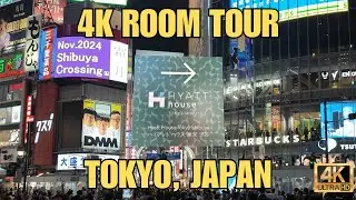 Hyatt House Shibuya hotel room tour - new hotel next to Shibuya station in Tokyo! #japan 4k HDR
