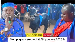 Men pi Gwo seremoni samba Donald f&egrave; pou ane 2025, av&egrave;k, kay Danty Rochenel