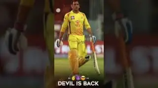 devil is back #msdhoni#captaindhoni #shorts