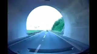Route from Rijeka to the island of Krk via the Krk bridge /  Hrvatska Kvarnerska autocesta A7