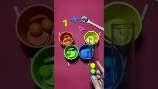 fill according to the color of the bowl #shortvideo #colors #cute #shorts #short