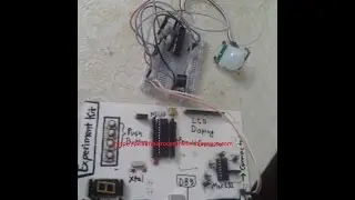 Thief Detector using PIR Motion Sensor  and pic microcontroller
