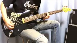 X JAPAN ドンドコ～X (Live ver.) bass cover (no guitar)