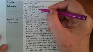 GRADE 10, 11 AND 12 ACCOUNTING - Return on average owner's equity
