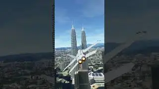 Flying through the Petronas Towers in Kuala Lumpur 🇲🇾