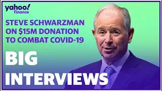 Blackstone's Stephen Schwarzman discusses coronavirus and his $15M donation to help New York