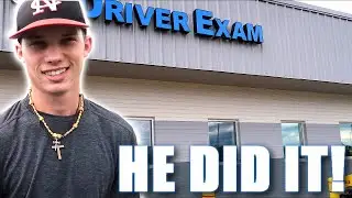 TEEN TAKES DRIVERS LICENSE TEST DURING COVID-19 | SOCIALLY DISTANT DRIVERS LICENSE EXAM