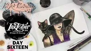 INKTOBER Challenge 2016 - Day Sixteen: KatArt Illustrations