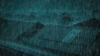 No Ads Rain Sounds for Sleeping &ndash; ASMR Heavy Tin Roof Rain to Knock You Out