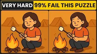 Spot the Differences Test | Fun Brain Teaser Challenge | [Find the Differences #205]